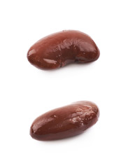 Single kidney bean isolated