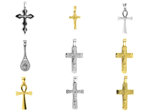 Pendant Jewelry - Cross - Stainless Steel