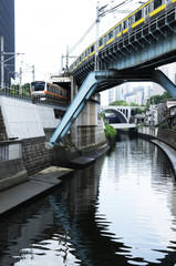 Obraz premium 鉄橋 中央線 総武線