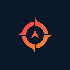 Commpass logo Design