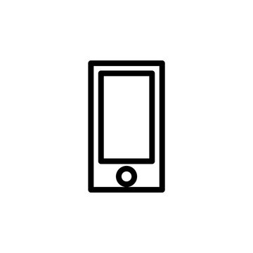Smartphone icon flat style smartphone vector illustration. Smart phone sign for web design