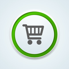 Shopping cart button illustration
