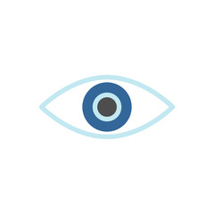 Eye icon for simple flat style ui design