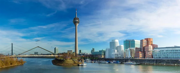 Dusseldorf cityscape with view on media harbor, Germany © Igor Dmitriev