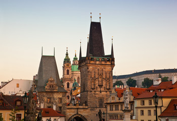 Fototapeta na wymiar Stare Mesto (Old Town) view, Prague, Czech Republic