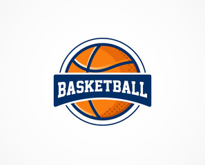 Basketball Logo, American sports symbol and icon