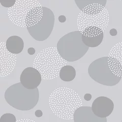 Tapeten Abstract dots pattern. Decorative background with spots and dots. Monochrome design for textile, web, decor. © in_dies_magis