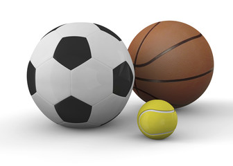 Sports Balls - 3D