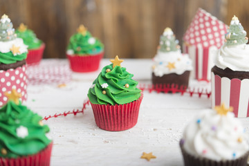 Cupcakes for christmas