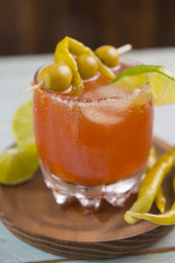 Michelada, cocktail mexican