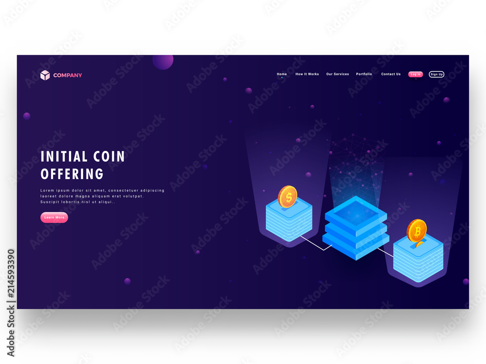 Sticker virtual to real money exchange concept based landing page design can be used for website or mobile a