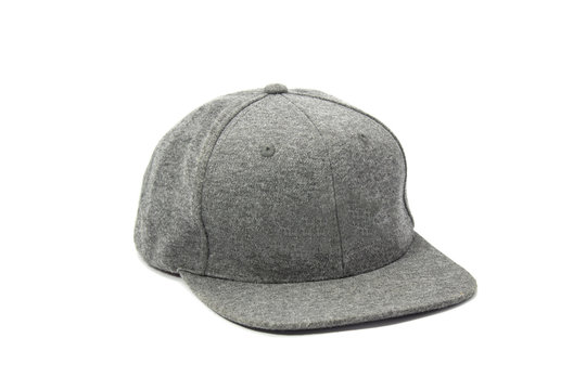 gray cap on white background