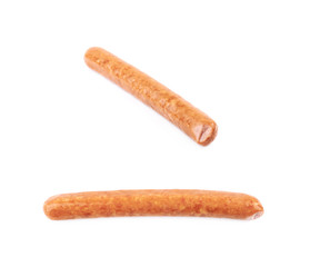 Hot dog sausage isolated