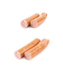 Hot dog sausage composition isolated