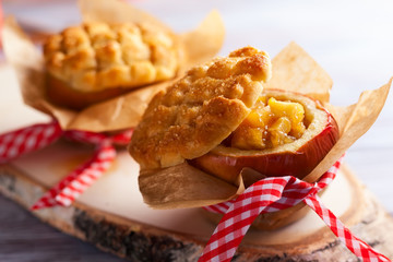 Baked apple