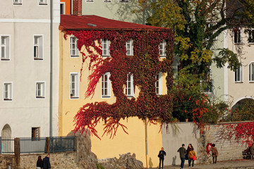 Last warm autumn days in Passau, Germany