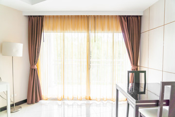 Curtain interior decoration in living room