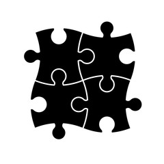 Set of puzzle pieces