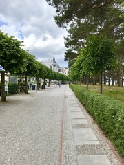 Fototapeta na wymiar Promenade Binz auf Rügen
