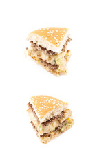 Generic burger composition isolated