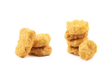 Chicken nugget composition isolated