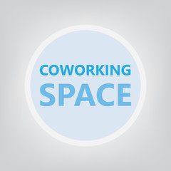 coworking space concept- vector illustration