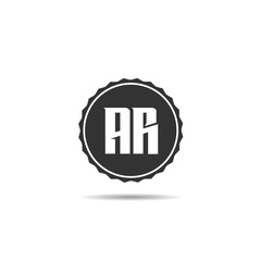 Initial Letter AR Logo Template Design