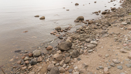 Roja Latvia Baltic Sea Seaside Aerial drone top view