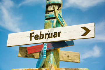 Schild 282 - Februar