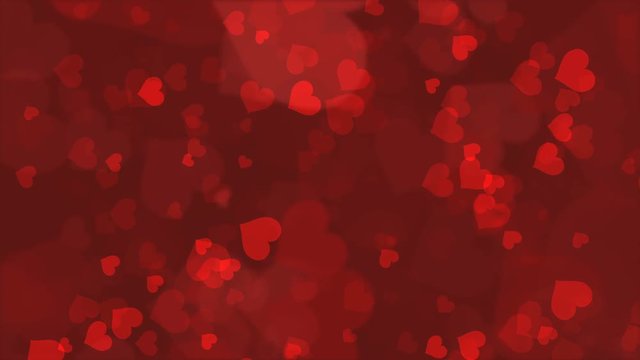 red hearts love background