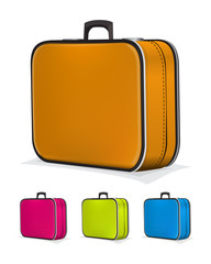 vintage suitcases set