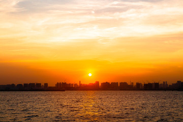 Naklejka premium 東京 夕景