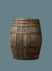 Old wine cask