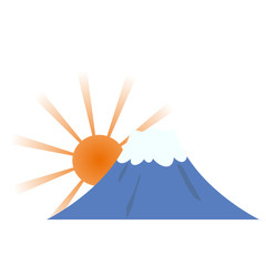 富士山　日の出