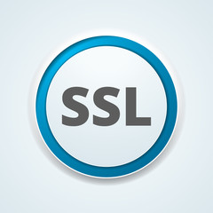 SSL Secure label illustration