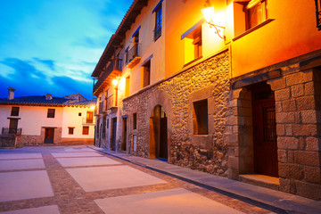 Fototapeta premium Rubielos de Mora village in Teruel Spain
