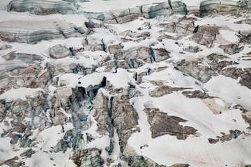 Fototapeta na wymiar Ice Falls on Mount Rainer