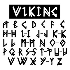 Set handwriting author of the English font