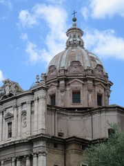 Fototapeta na wymiar Roof tops of Rome