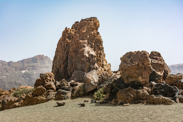 Teide National Park occupies the highest area of the island of Tenerife (in the Canary Islands) and Spain.
