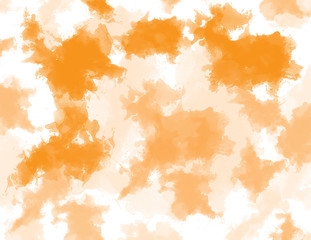 Colorful watercolor splotches on a white background