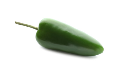Fresh chili pepper on white background