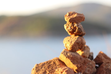 stone at sea in Phuket