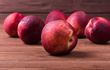 Ripe nectarine fruit