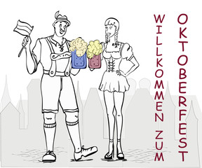 Invitation to celebrate Oktoberfest