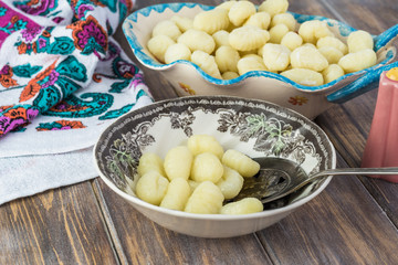Potato gnocchi.