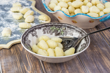 Potato gnocchi.