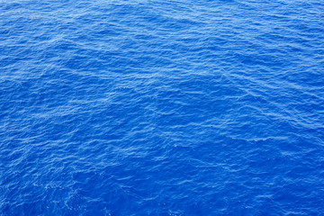 Sea view from cruise ship sailing