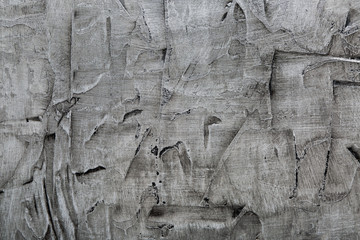 Textured surface of wall