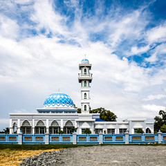 The Al-Mahmudiyyah Mosque on Labuan Island, Malaysia